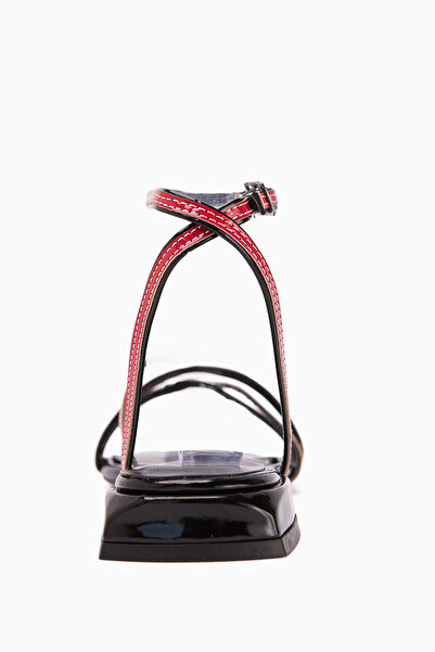 Limoya Nasima Red Ankle Strap Women's Sandals Opportunity Product