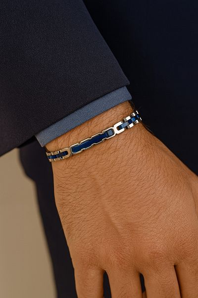 Naviforce Double Sided Use Men's Steel Bracelet