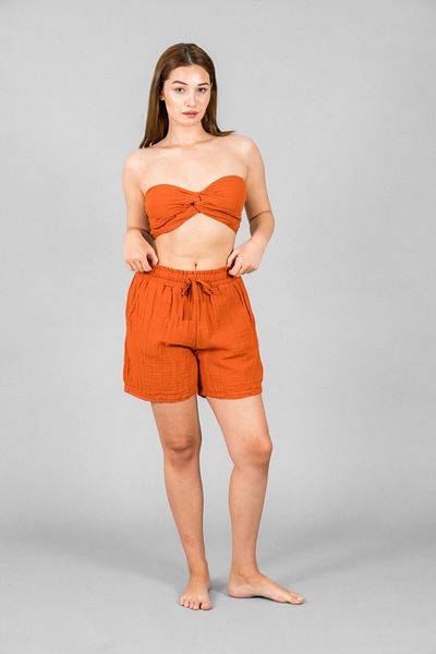 ASC SUN Women's Shorts-Crop Top Set