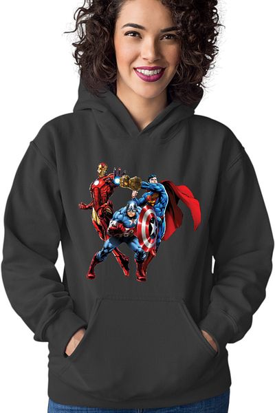 OEM Women's hoodie Thanos Gauntlet Mach Marvel Superman Ironman