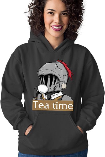 OEM Goblin Slayer Tea Time Break Anime Rapid Armor Bebe Women's Hoodie