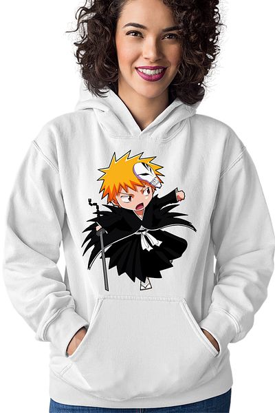 OEM Women's sweatshirt Bleach Ichigo Anime Drawings Rukia Insta