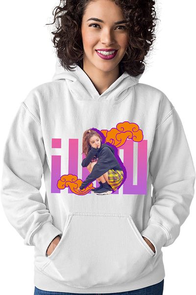 OEM I-DLE Clouds Chinese Korean Minimalist Cute Women's Hoodie