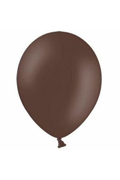 Öz-bal Pastel Brown Balloon - Set of 10 Plain Matte Balloons (12 Inch / 30 cm)