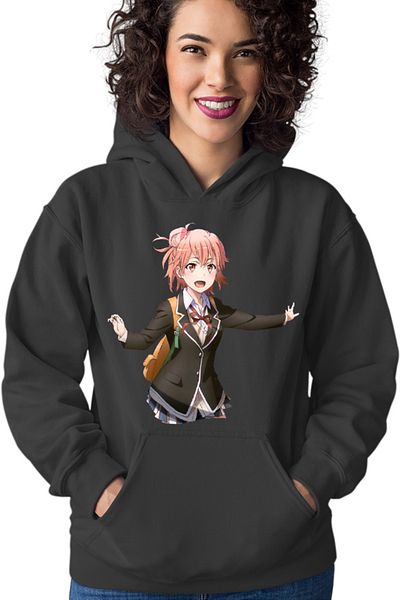 OEM Women's Hoodie OreGairu Yui Playfull Tsundere Weeb Animation