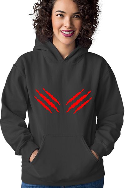 OEM Women's Hoodie Predator Gaming Logo Alien Claws Clan Vision