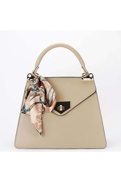 SOFILINE Medium taupe bag made of genuine leather 1014 128