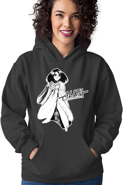 OEM Women's hoodie Battle Angel Alita Gally Cyborg Anime Drawings