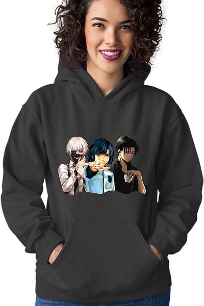 OEM Hanorac dama Hikaru no Go Attack on Titan Levi Tokyo Ghoul Kaneki Akira Coffee