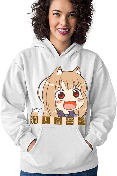 OEM Hanorac dama Spice And Wolf Chibi Holo Supernatural