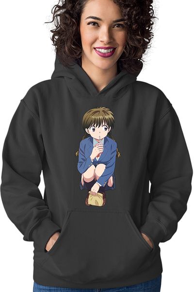 OEM Women's Hoodie Rin-ne Sakura Eat Anime Cartoons