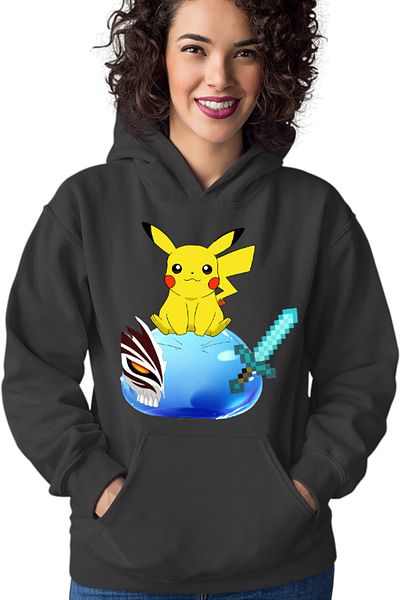 OEM Hanorac dama TenSura Slime Isekai Pikachu Ichigo Ghoul Minecraft