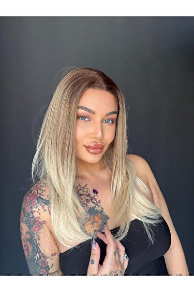 Suzan Peruk Gerçek Saç dokusunda Medikal Hayalet TÜL PERUK