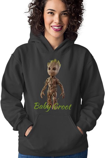 OEM Hanorac dama Baby Groot Nature Living Planet Gamora Rocket
