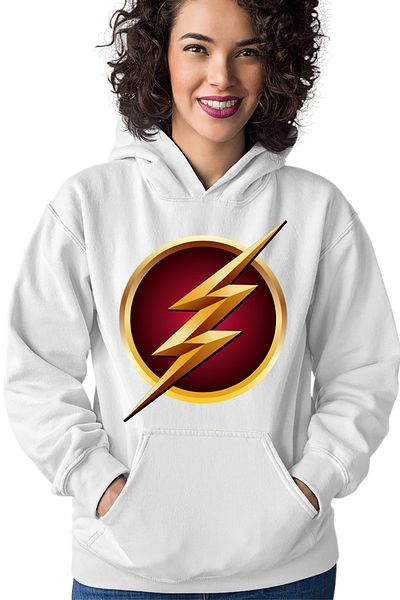 OEM Hanorac dama The Flash Logo Superhero Comics Fast Go