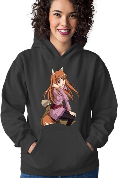 OEM Women's sweatshirt Spice And Wolf Holo Anime Drawings