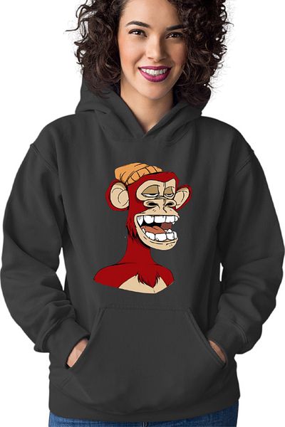 OEM Hanorac dama NFT Monkey Artist Brilliant Idea Concept Block Chain