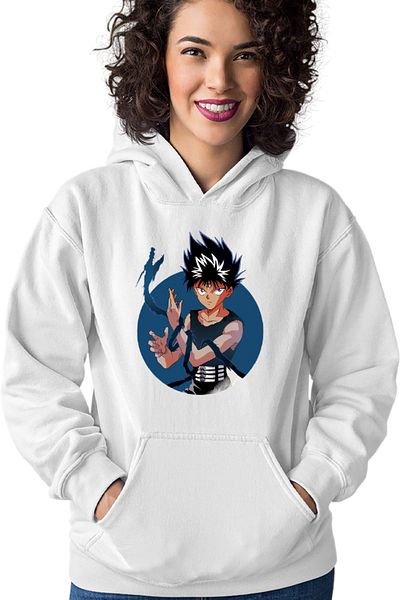 OEM Hanorac dama Yu Yu Hakusho Hiei Third Eye Last Ability Dragon