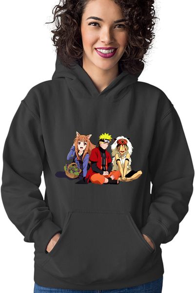 OEM Women's Hoodie Spice And Wolf Holo Naruto Anime Eater