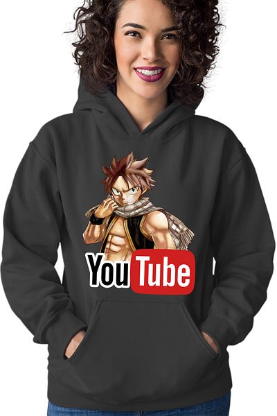 OEM Hanorac dama Fairy Tail Youtube Creator Duplo Natsu