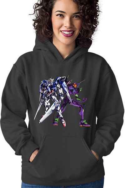 OEM Women's hoodie Gundam Robot Blue Eva Kakalot
