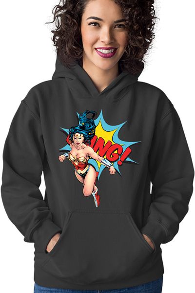OEM Hanorac dama Wonder Woman Bang Super Girl Powers Stunning Marvel Action
