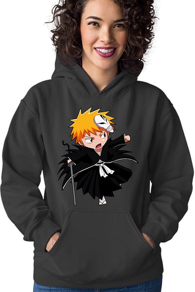 OEM Women's sweatshirt Bleach Ichigo Anime Drawings Rukia Insta