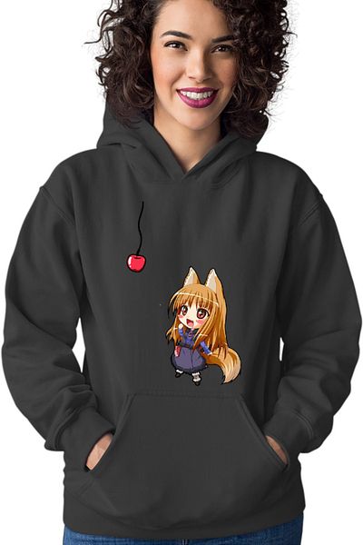 OEM Women's Hoodie Spice And Wolf Holo Anime Love Manga Chibi