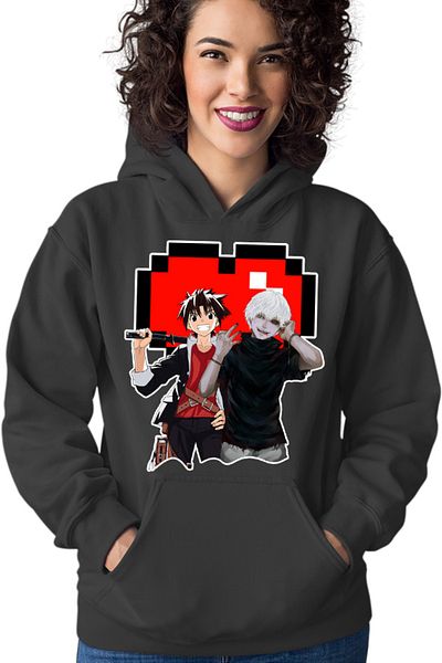 OEM Women's hoodie UQ Holder Touta Kaneki Tokyo Ghoul Vampire Minecraft
