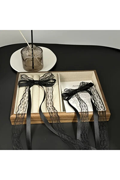 Atılgan Grp Zarif Dantel Toka Saç Klipsleri, Kurdele Tokalar, El Yapımı, 2'li...