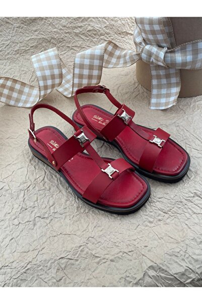 Ülkü Yaman Collection Ülkü Yaman Collection Genuine Leather Women's Sandals –...