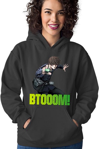 OEM Btooom! Sakamoto Ryouta Student Trick Anime Action Gore Hoodie