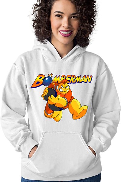 OEM Bomberman Run Bomb Logo Action Women's Hoodie