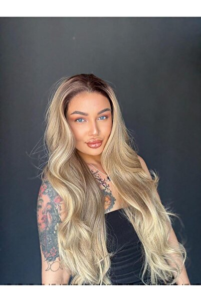 Suzan Peruk Gerçek Saç dokusunda Medikal Hayalet TÜL PERUK