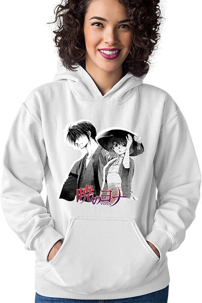 OEM Hanorac dama Yona of the Dawn Couple Manga Yukata Hat Monochrome