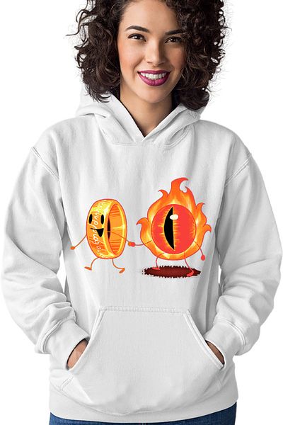 OEM Hanorac dama Lord of the Rings Eye Cute Illustration Friends Drama