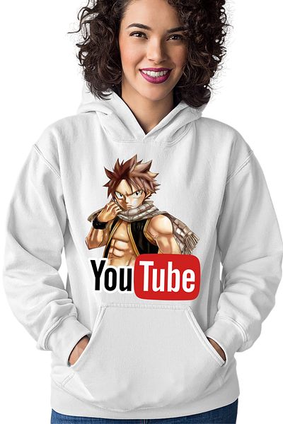 OEM Hanorac dama Fairy Tail Youtube Creator Duplo Natsu