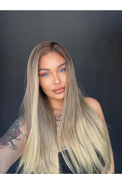 Suzan Peruk Gerçek Saç dokusunda Medikal Hayalet TÜL PERUK