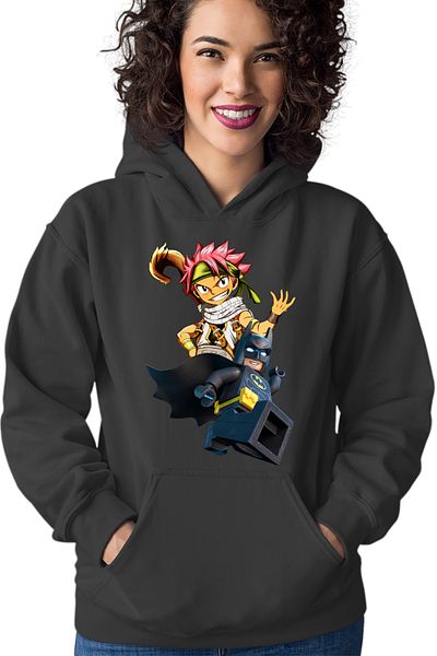 OEM Women's sweatshirt Fairy Tail Batman Anime Manga