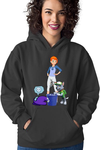 OEM Paw Patrol Recycle Dog Ben10Among Women's Hoodie