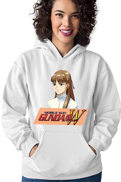 OEM Women's hoodie Gundam Wing Helena Orange Banner