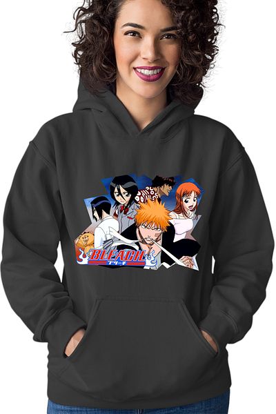 OEM Bleach Ichigo Kurosaki Anime Manga Crew Women's Hoodie