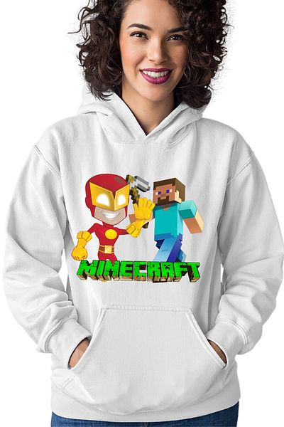 OEM Hanorac dama The Flash Minecraft Steve Super Hero