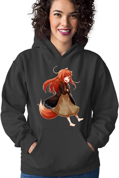 OEM Women's Hoodie Spice And Wolf Holo Fantasy Anime Medieval