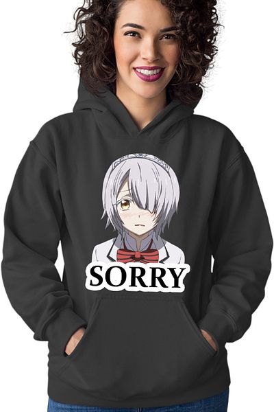 OEM Women's Hoodie Boarding School Juliet Manga Cat Otaku