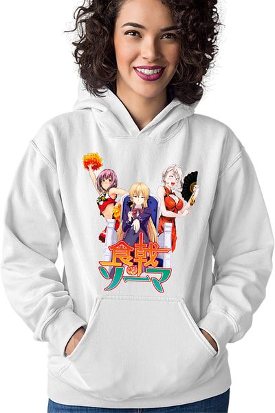 OEM Hanorac dama Food Wars Erina Alice Hisato Fan Anime Shokugeki