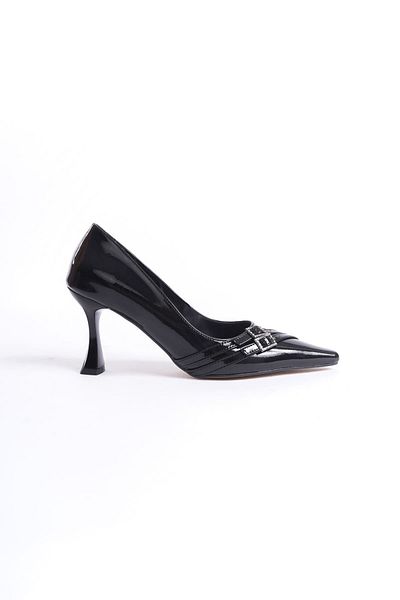 Zerenyus Maya Premium Women's Black Patent Leather Shoes