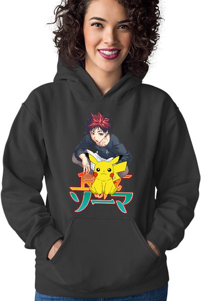 OEM Hanorac dama Food Wars Soma Pikachu Sit Pet Japan