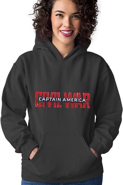 OEM Hanorac dama Captain America Logo Civil Avengers Nice Beautiful Bold