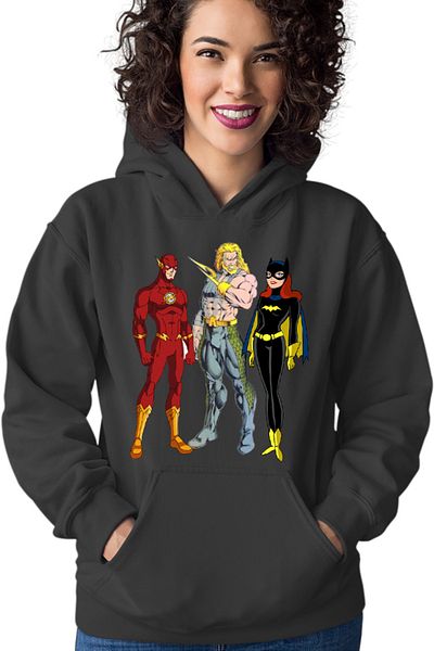 OEM Hanorac dama Aquaman Batgirl Flash Comics Cartoons Water Action Mystery